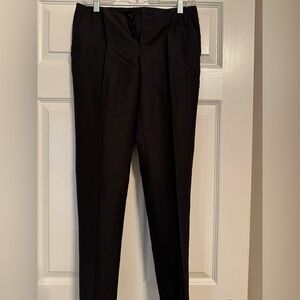 Banana republic charcoal black pinstripe pants / slacks, size 2
